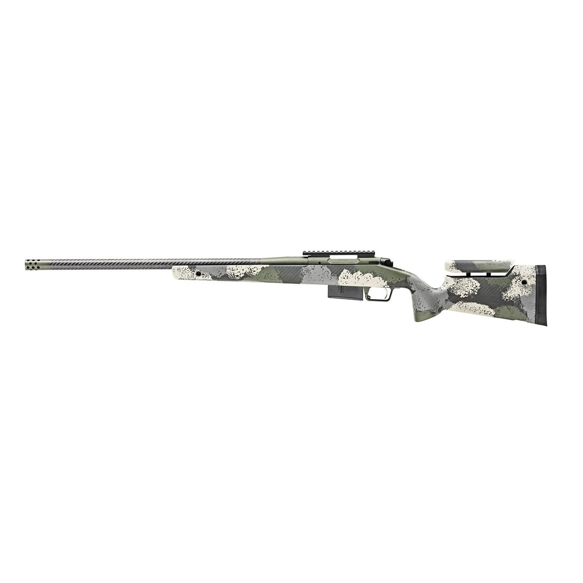 MODEL 2020 WAYPOINT 6.5 PRC RIFLE, ADJUSTABLE W/ CARBON FIBER BARREL – EVERGREEN