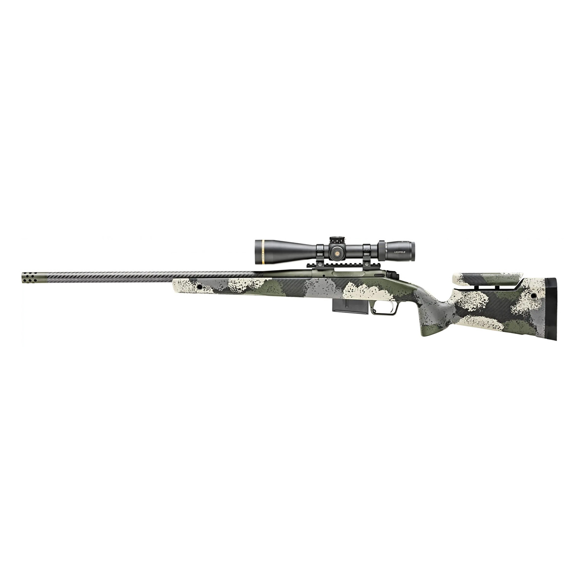 MODEL 2020 WAYPOINT 6.5 PRC RIFLE, ADJUSTABLE W/ CARBON FIBER BARREL – EVERGREEN