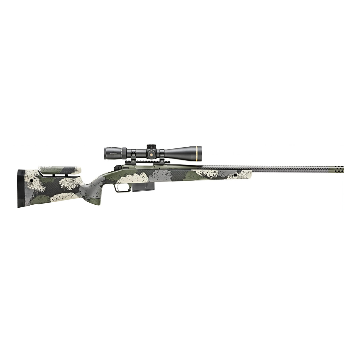 MODEL 2020 WAYPOINT 6.5 PRC RIFLE, ADJUSTABLE W/ CARBON FIBER BARREL – EVERGREEN